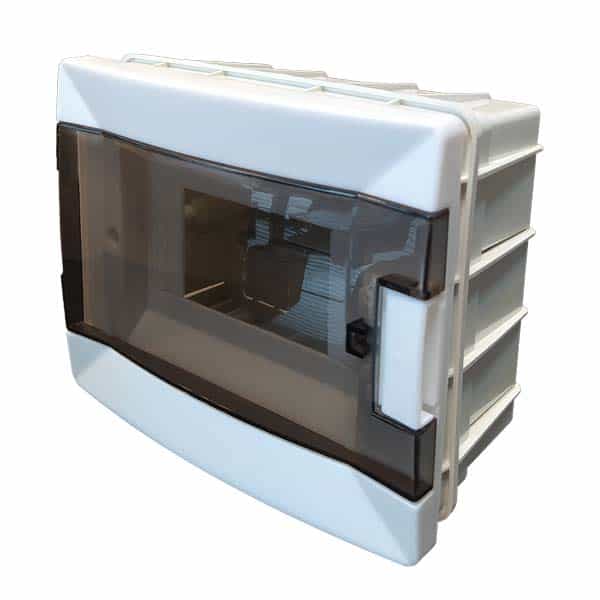 جعبه فیوز 6 عددی آلانور با ریل فلزی و ترمینال فلزی در فروشگاه اینترنتی پایش خانه لامپینو