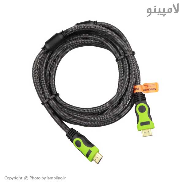 کابل-HDMI-با-کیفیت-کنفی-3-متری-MACHER-لامپینو